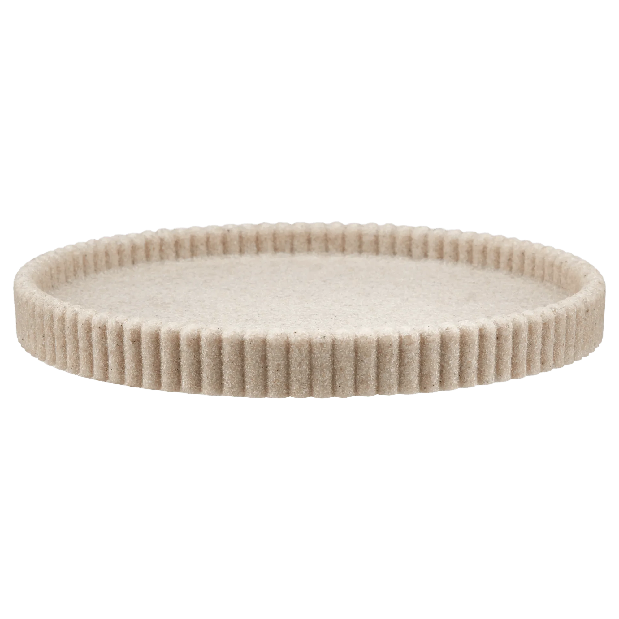 Sand Ribbed Tray