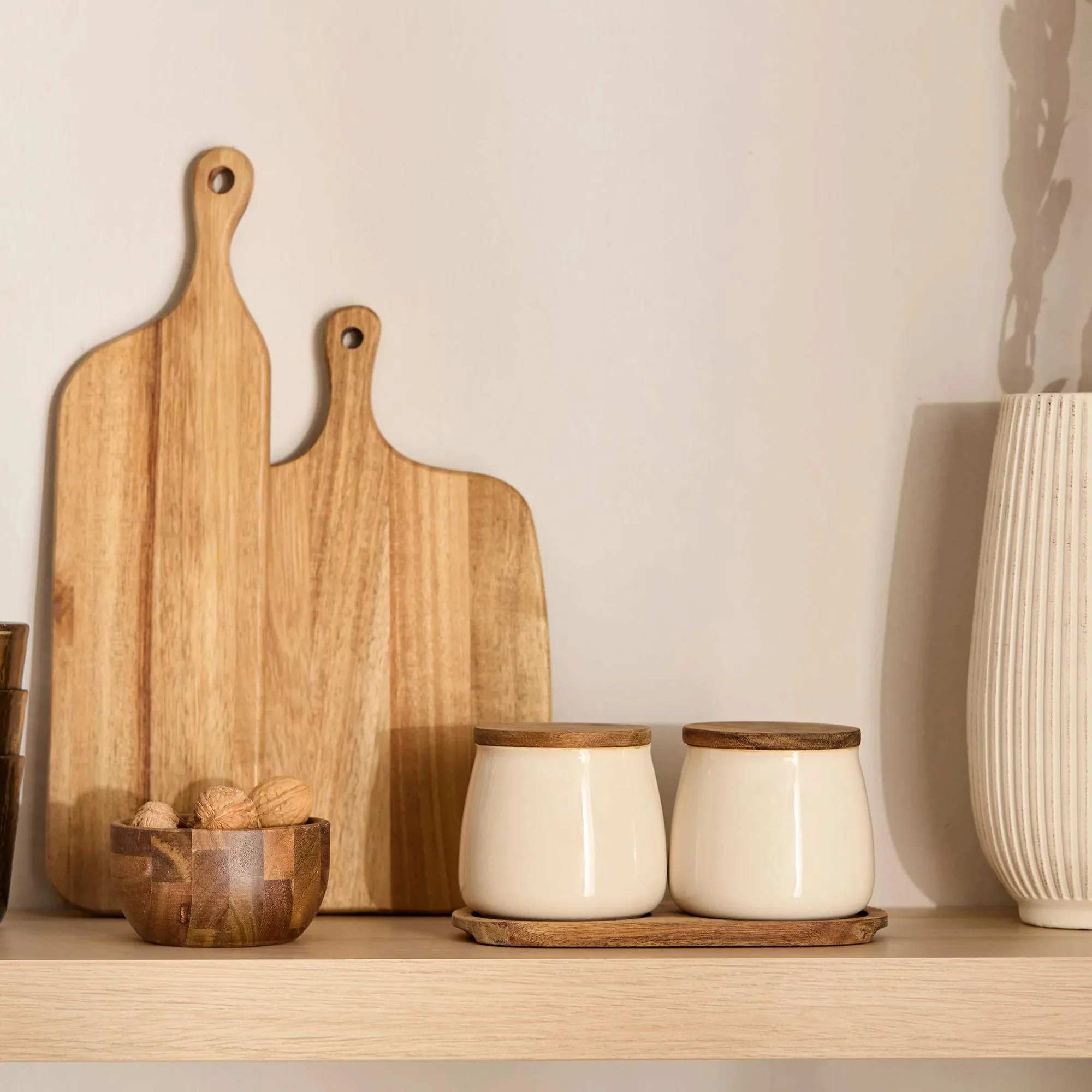 Set of 2 Ceramic Jar - Image 2