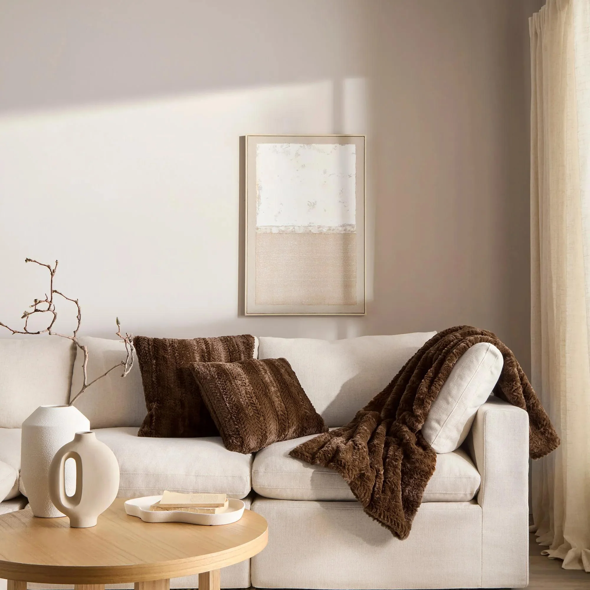 Brown Set of 2 Ellyn Decorative Pillow - Image 10