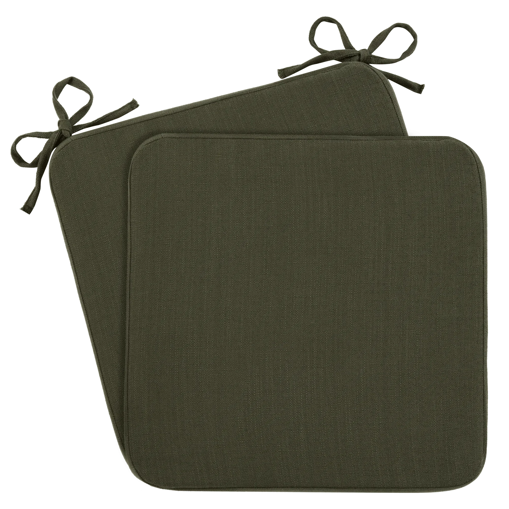 Set of 2 Green Chair Pads
