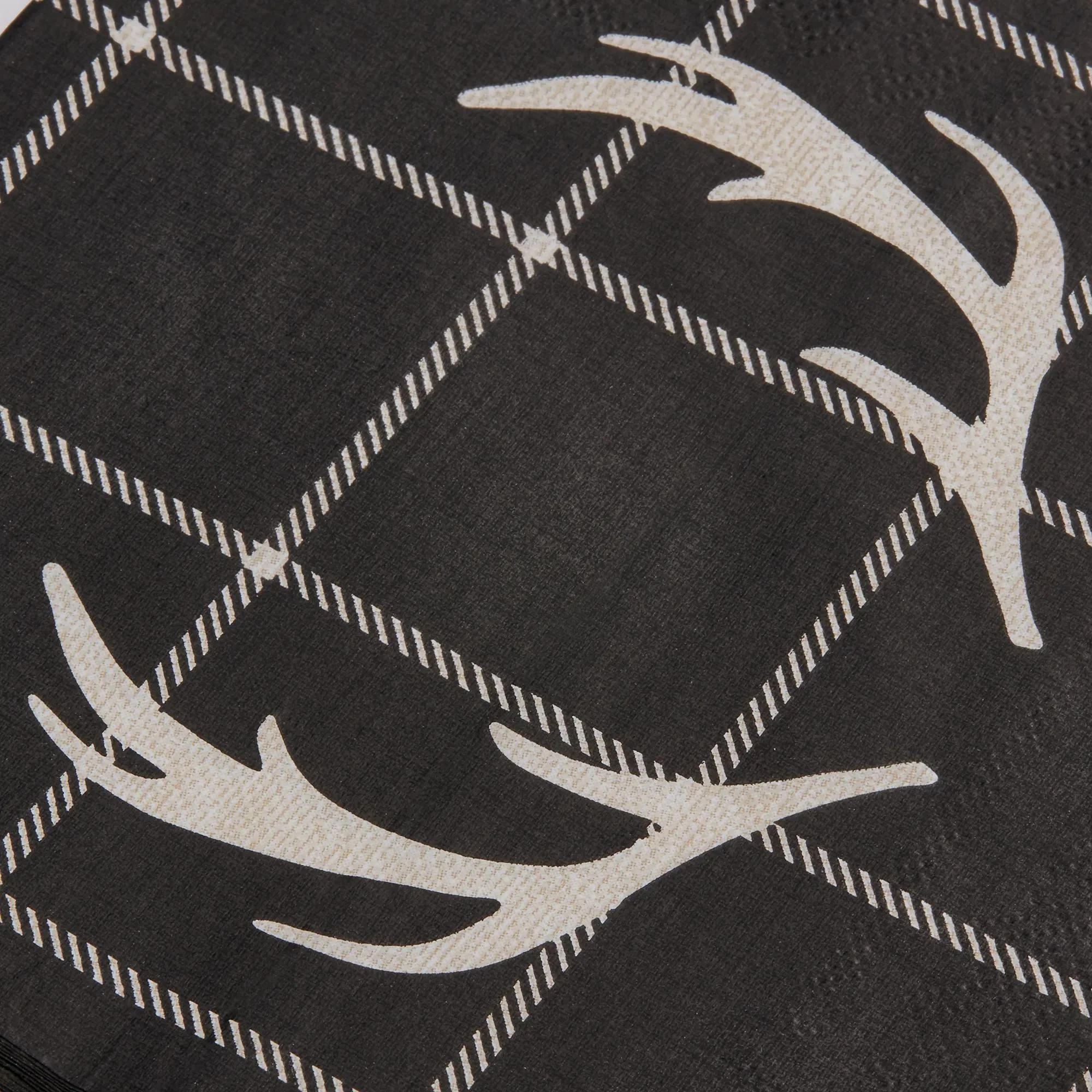 Set of 20 Antler Plaid Napkins - Image 2