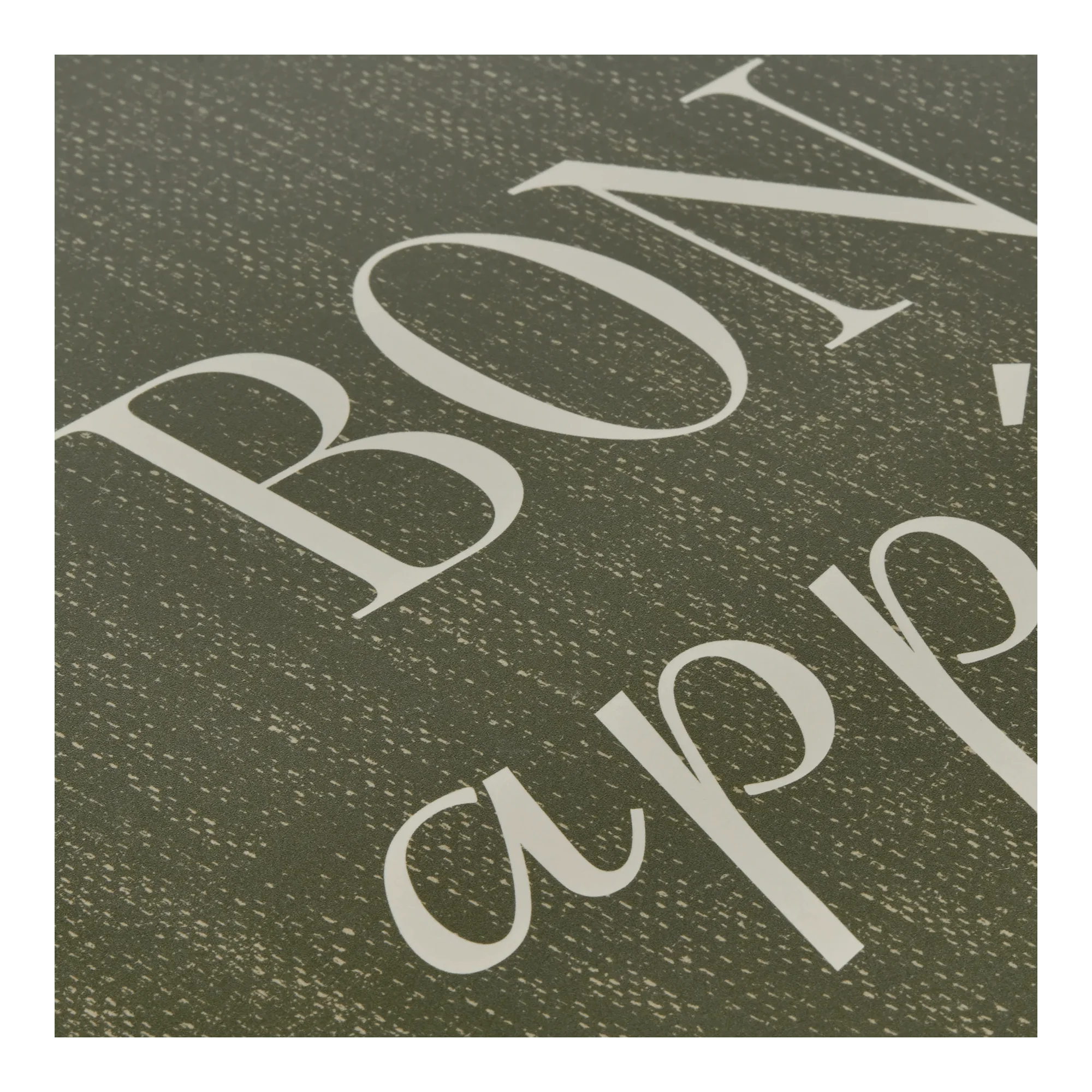 Set of 4 Green Bon Appetit Placemats - Image 2