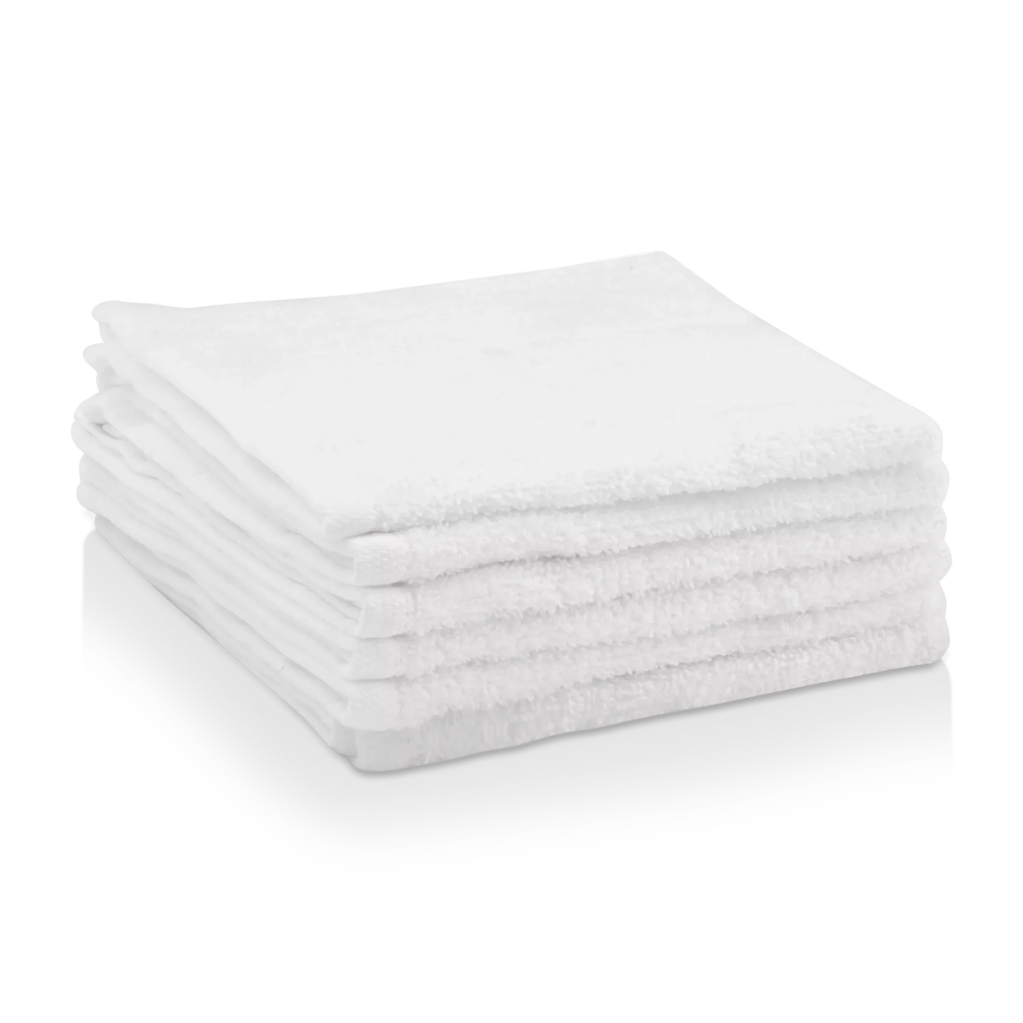 White Set of 6 Large Washcloths - Image 2