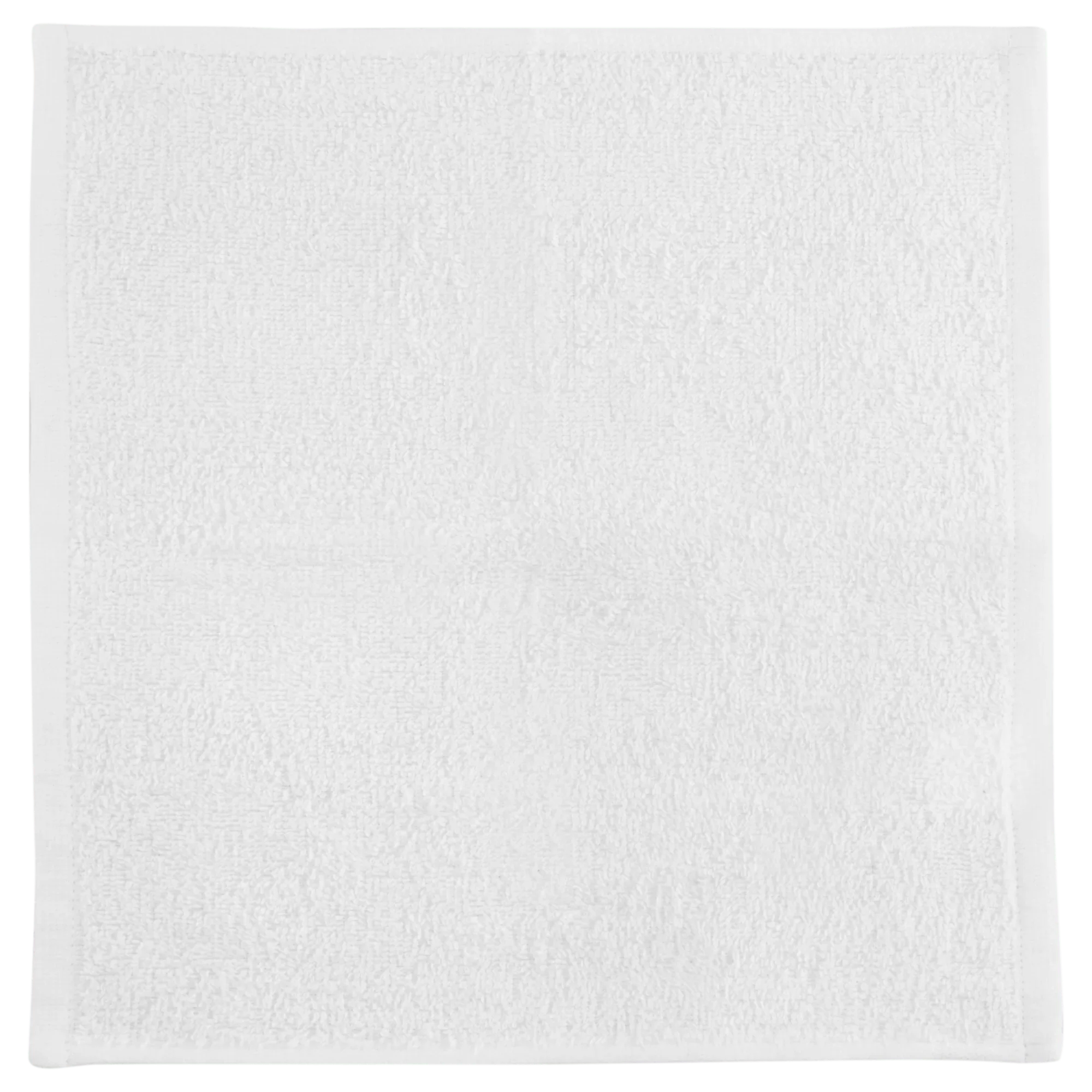 White Set of 6 Large Washcloths - Image 4