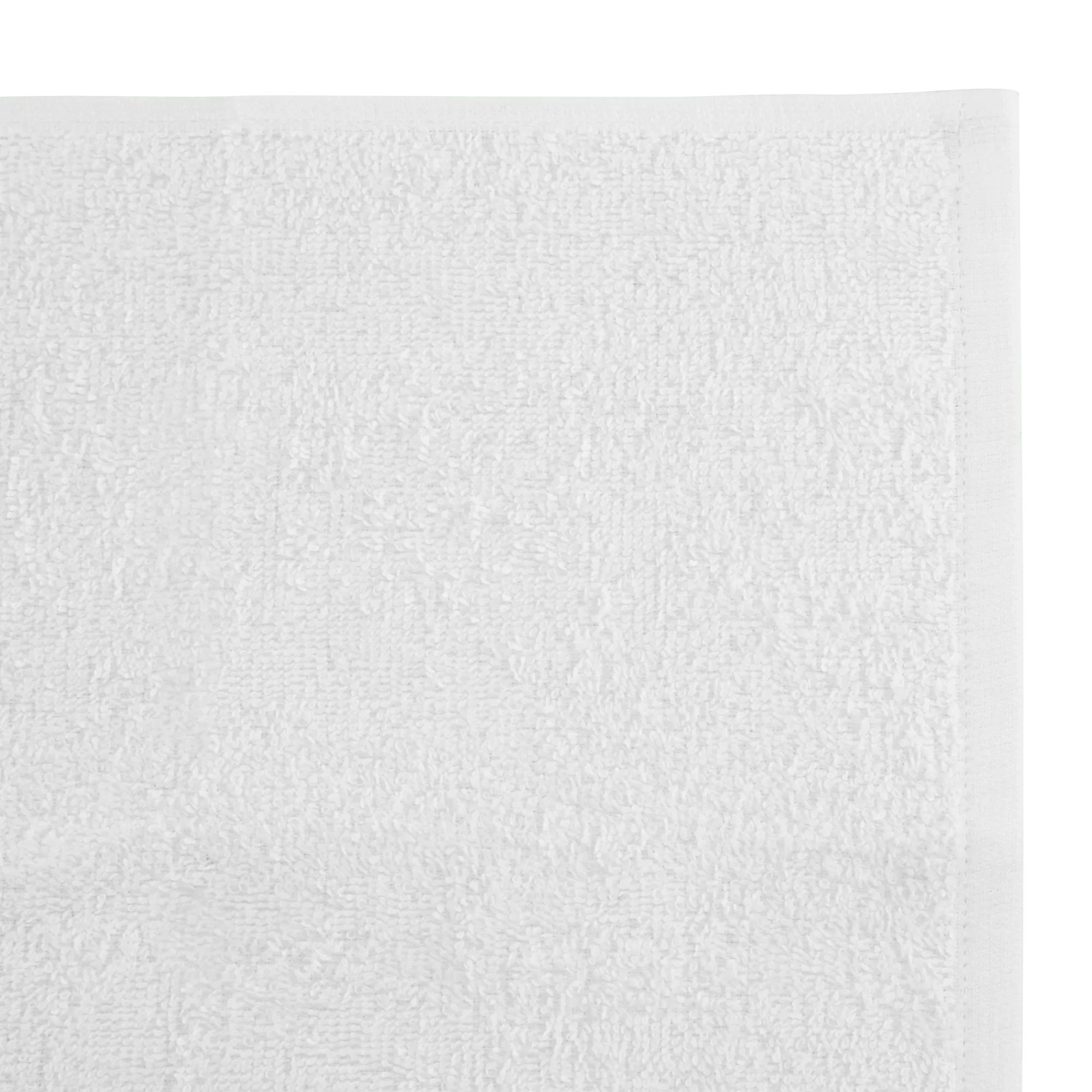 White Set of 6 Large Washcloths - Image 5