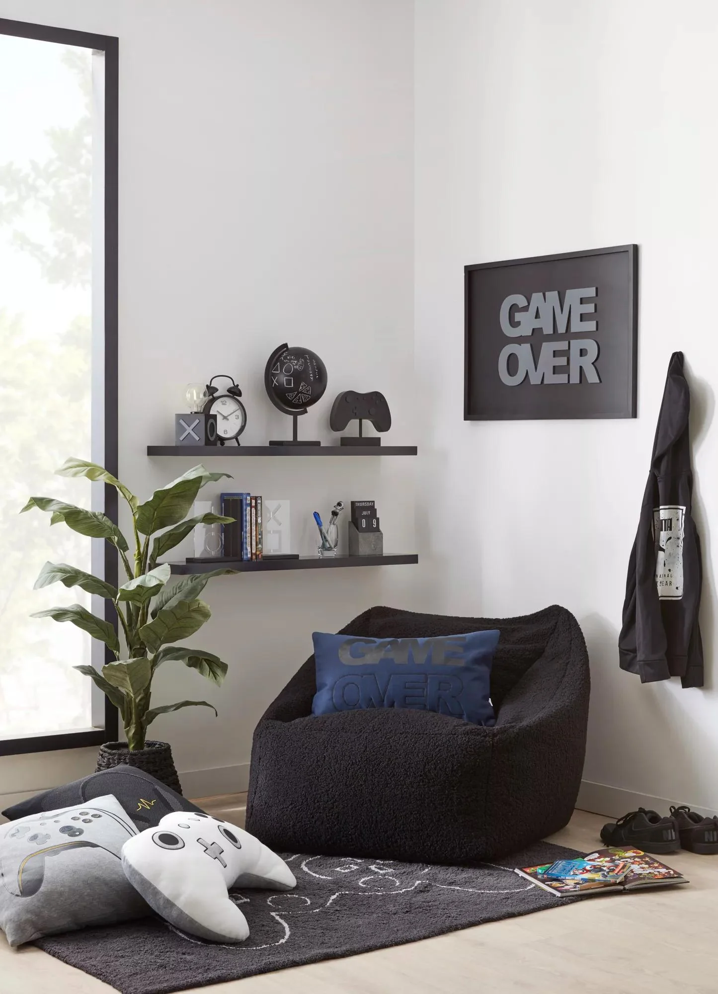 Sherpa Bean Bag Chair - Image 2