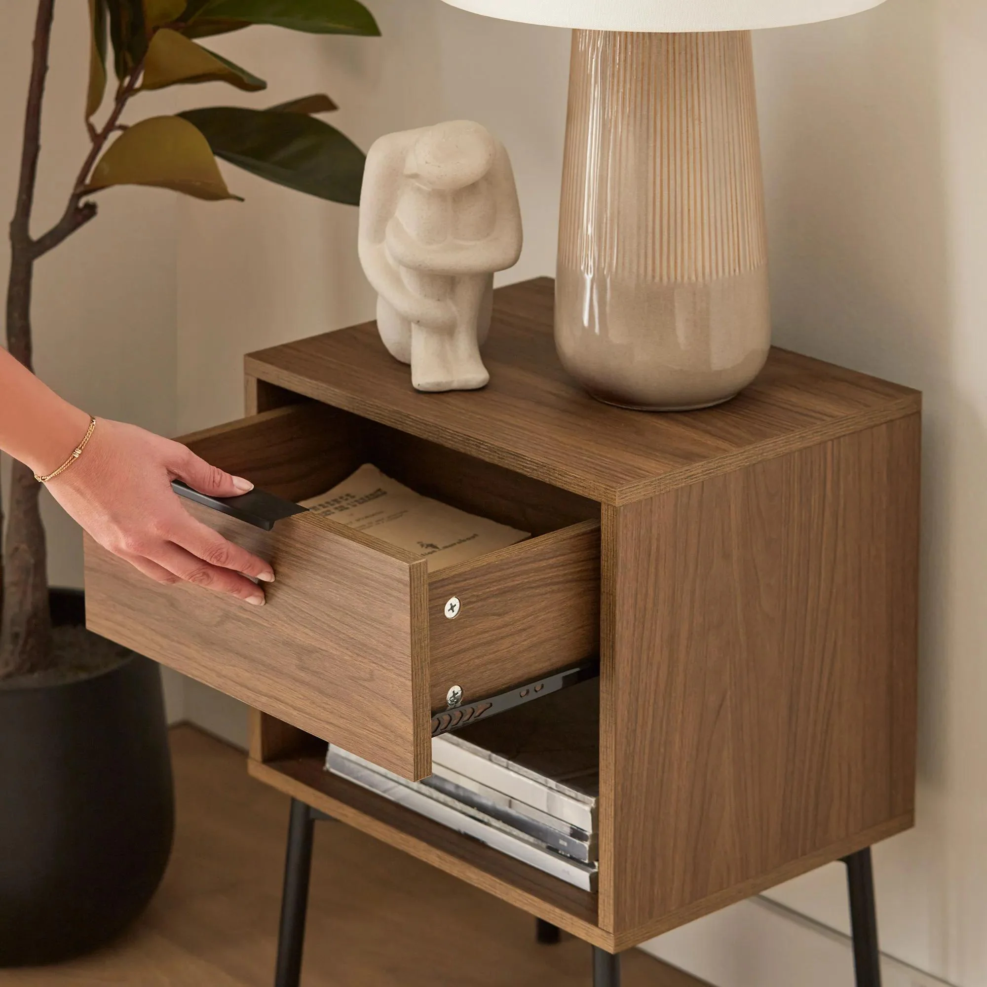 Side Table with Drawer - Image 2
