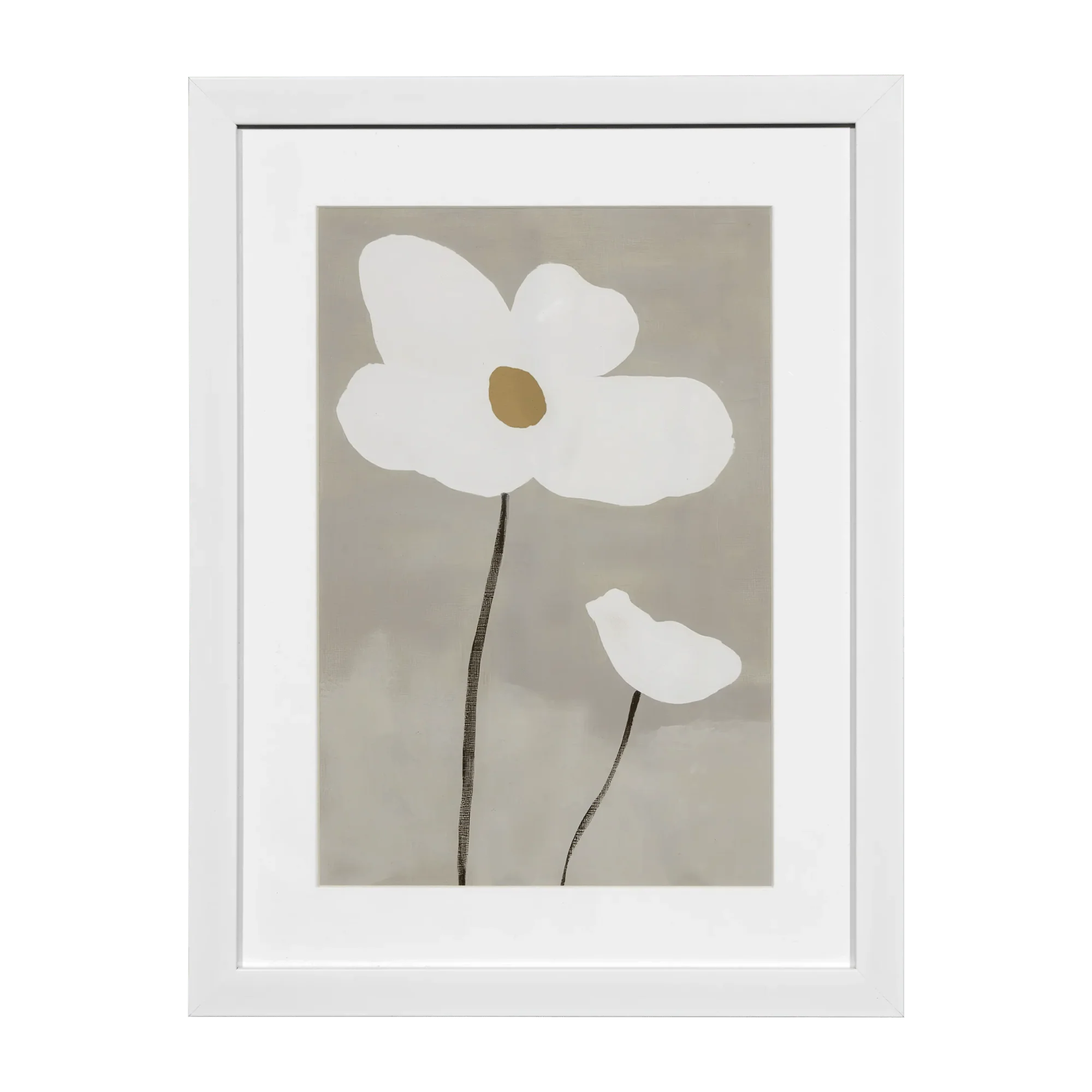 Simple Flower Framed Art