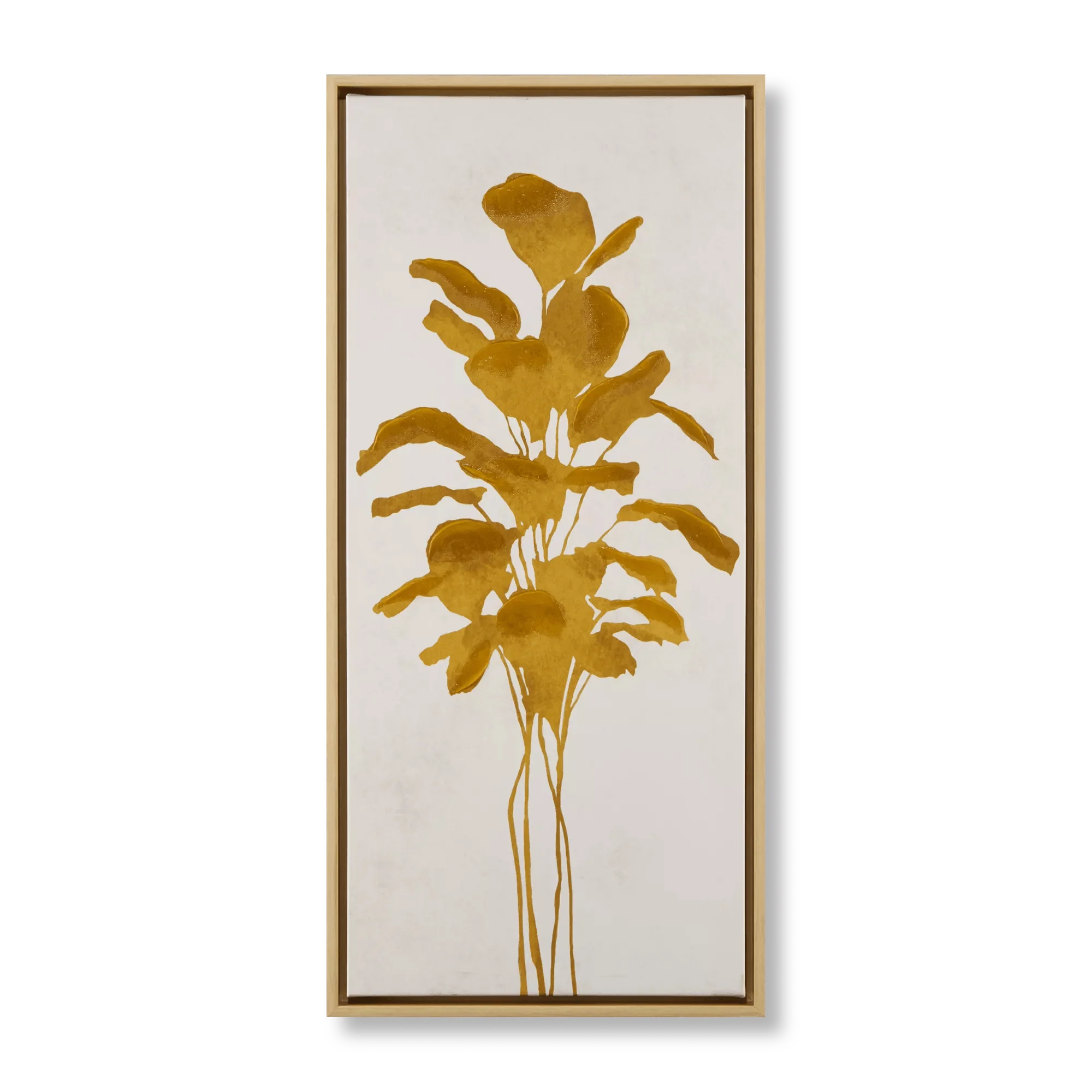 Stem Bouquet Framed Canvas
