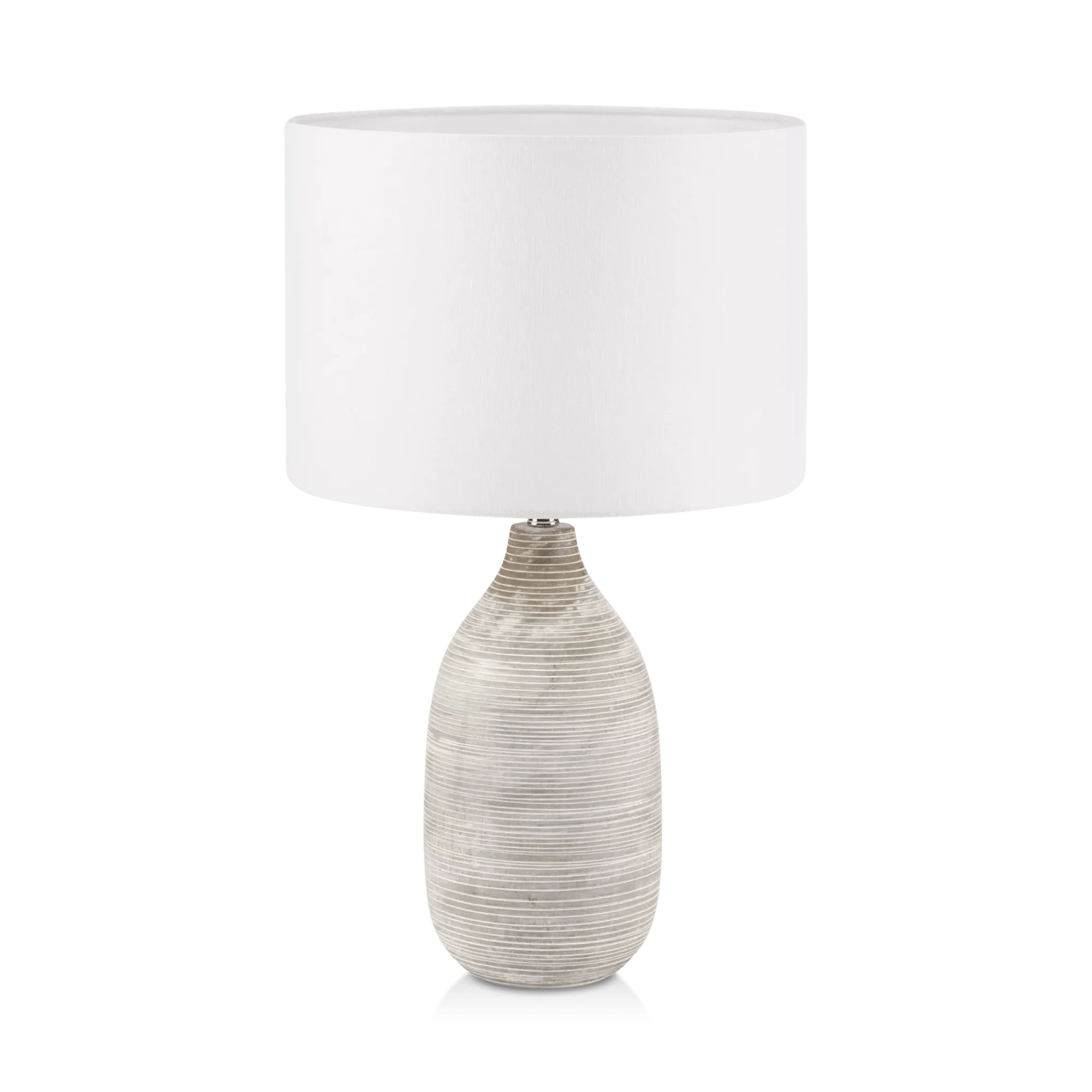 Striped Ceramic Table Lamp - Image 2