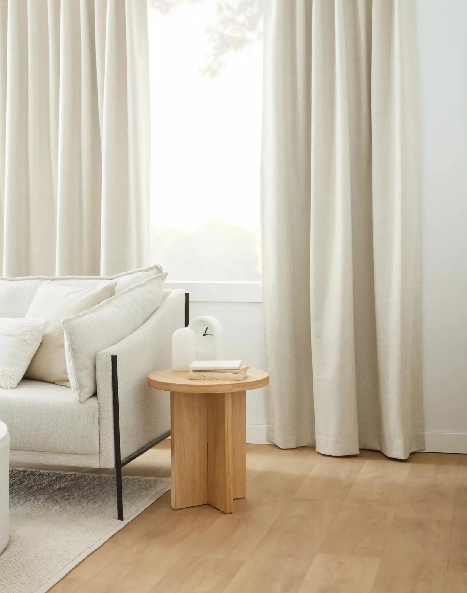 Beige Taha Rod Pocket Back Tab Blackout Curtain - Image 8