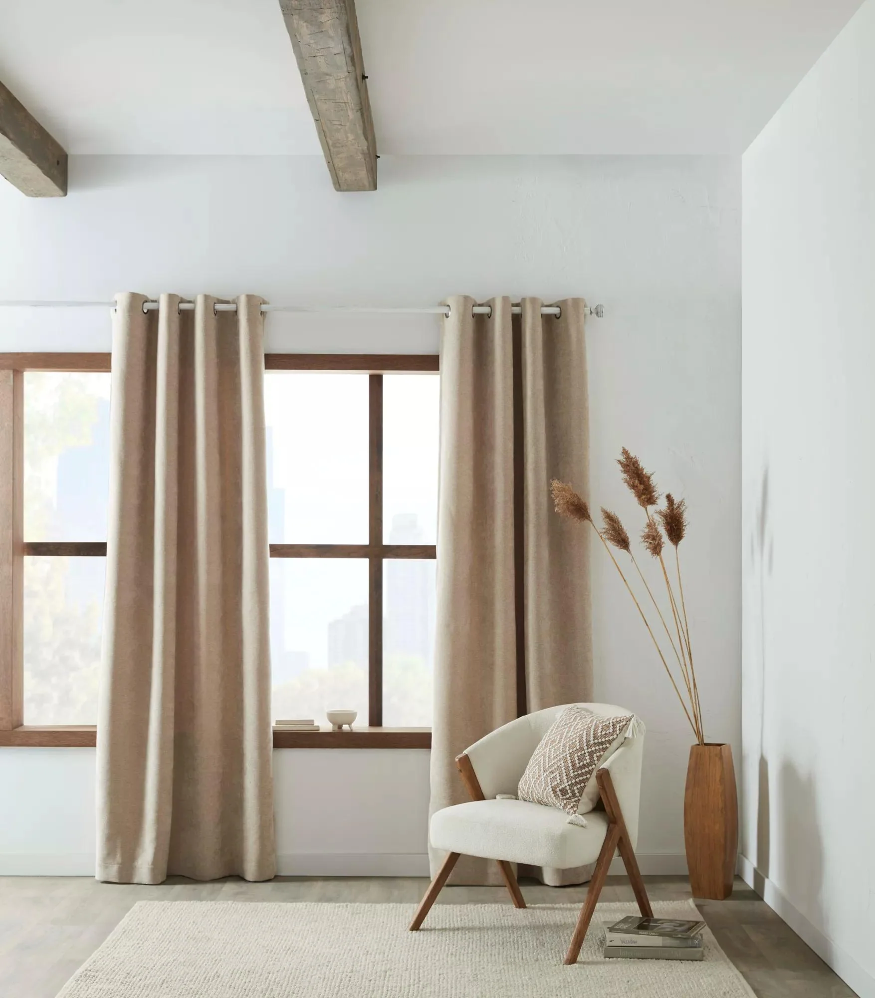 Beige Tajo Panel Curtain
