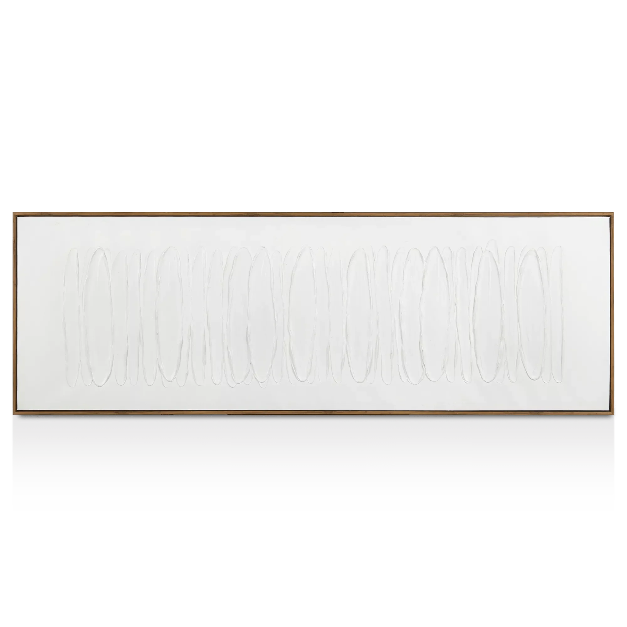 Tone on Tone Embossed Abstract Oil Painting