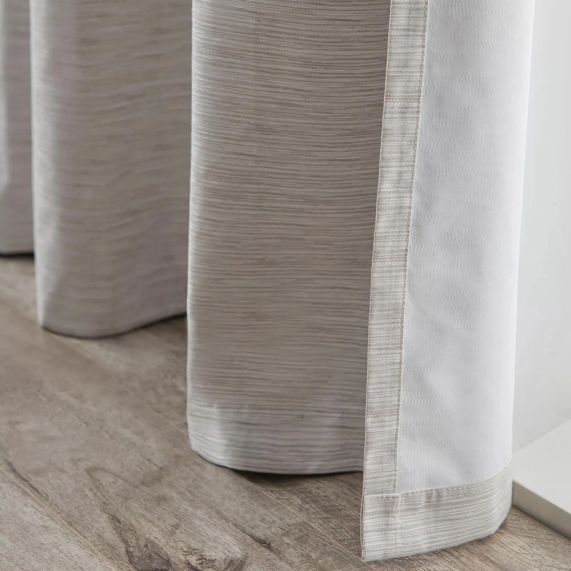 Ivory Toulouse Blackout Curtain with Hidden Backtab - Image 3