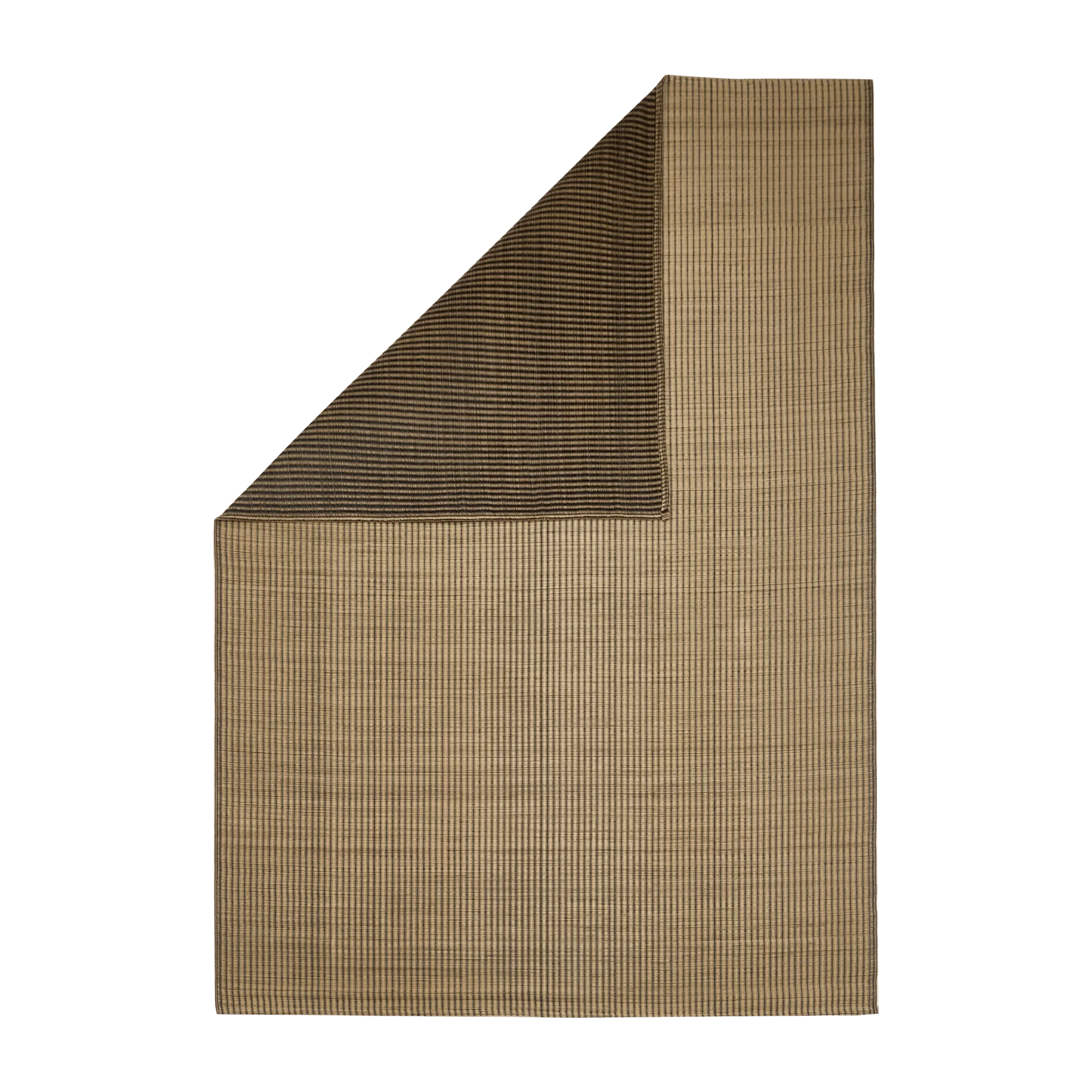 Two-Tone Brown Outdoor Rug - Image 4