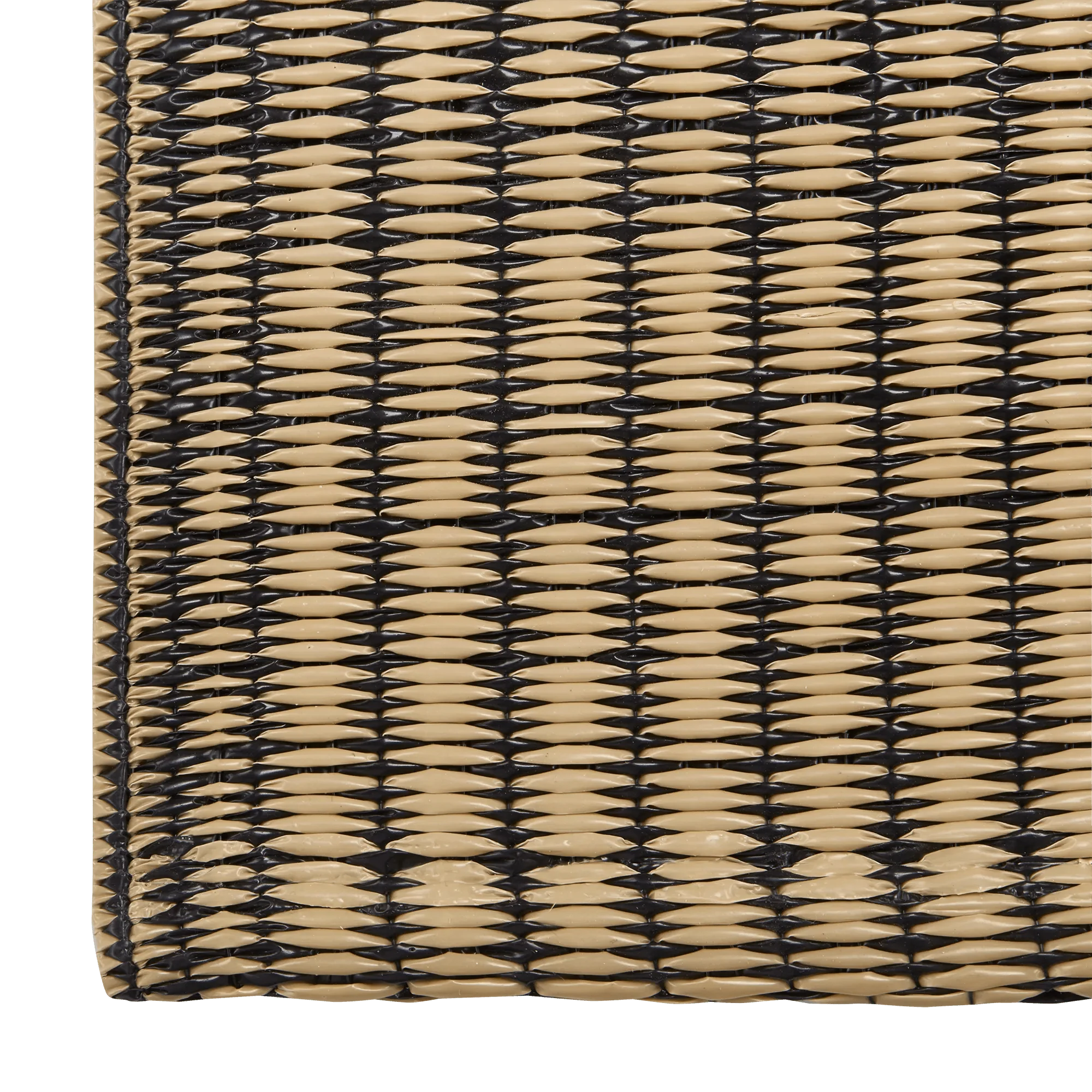 Two-Tone Brown Outdoor Rug - Image 5