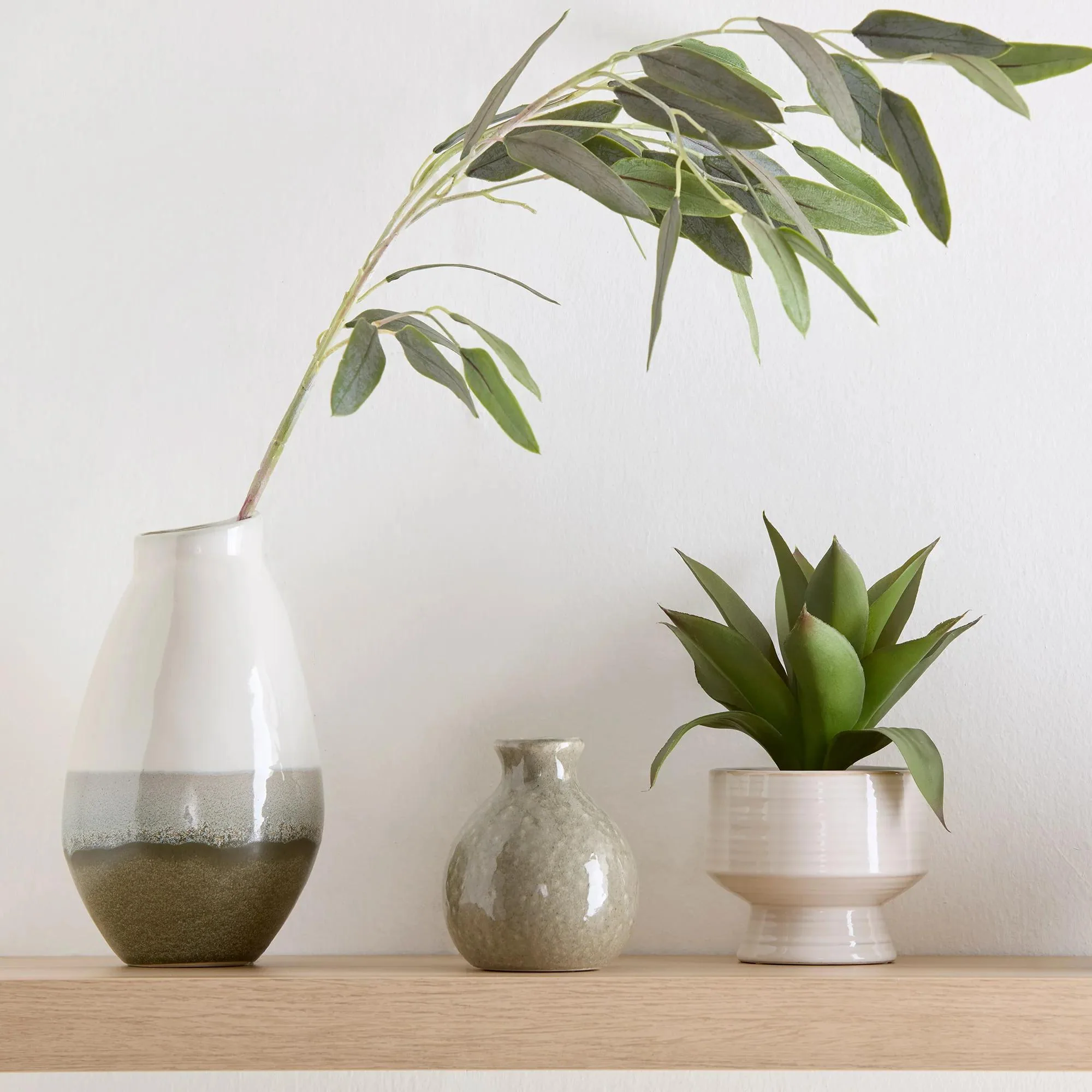 Two Tone Ceramic Table Vase - Image 5