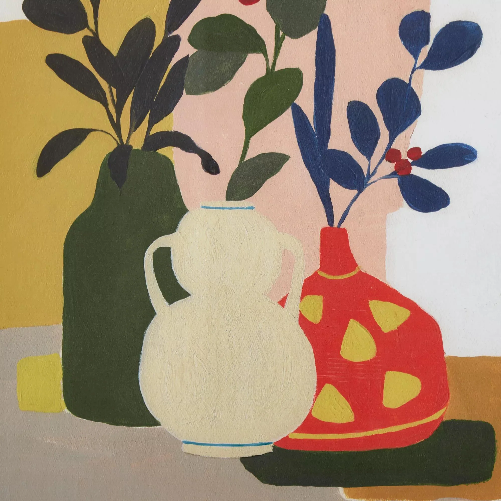 Vases with Branches Framed Art - Image 3
