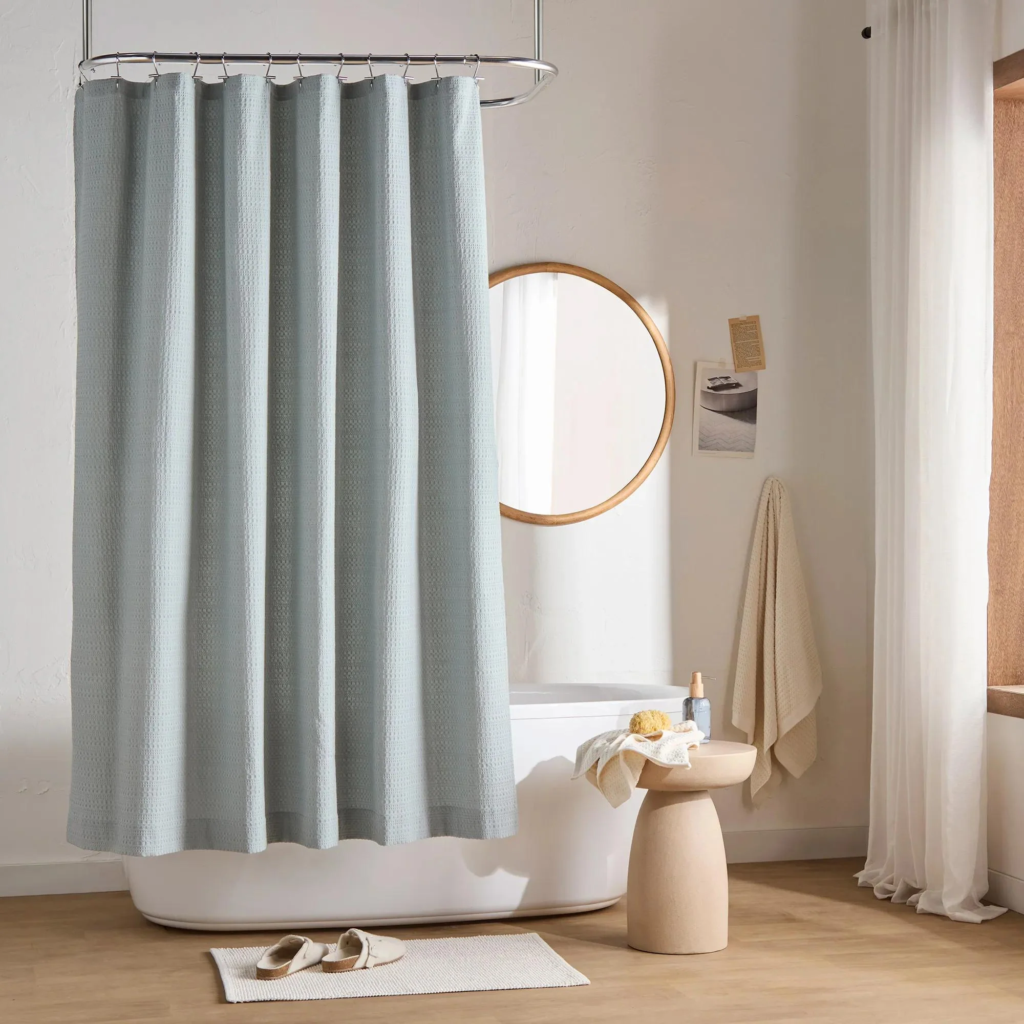 Waffy Shower Curtain - Image 2