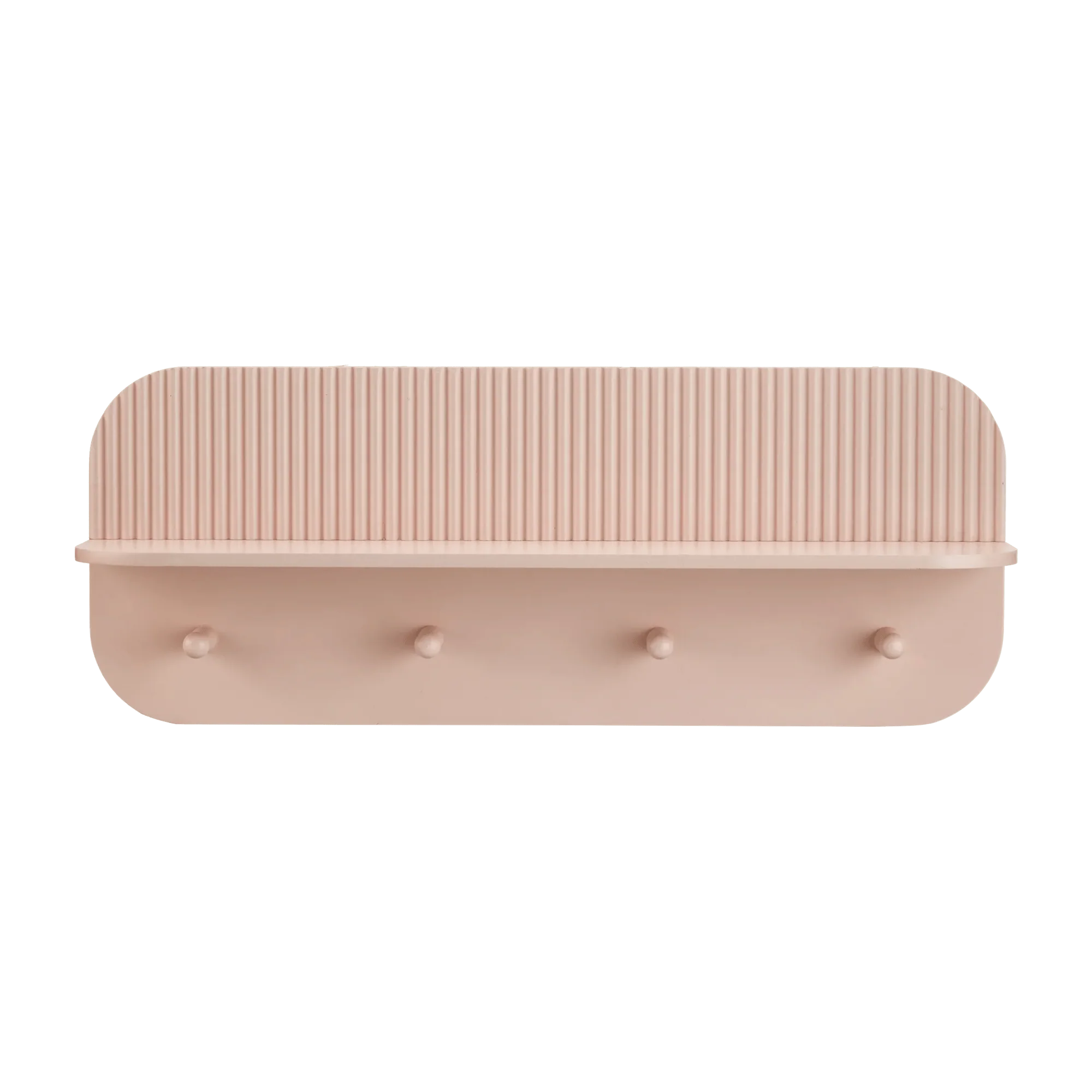 Wall Shelf with Hooks
