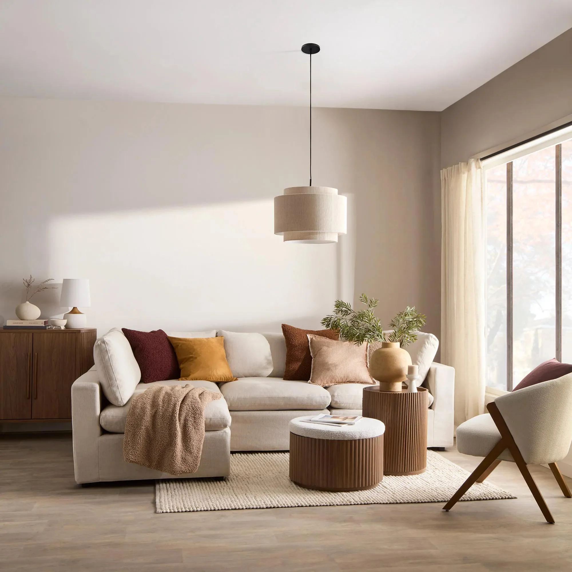 Walnut Side Table with Hidden Storage - Image 5