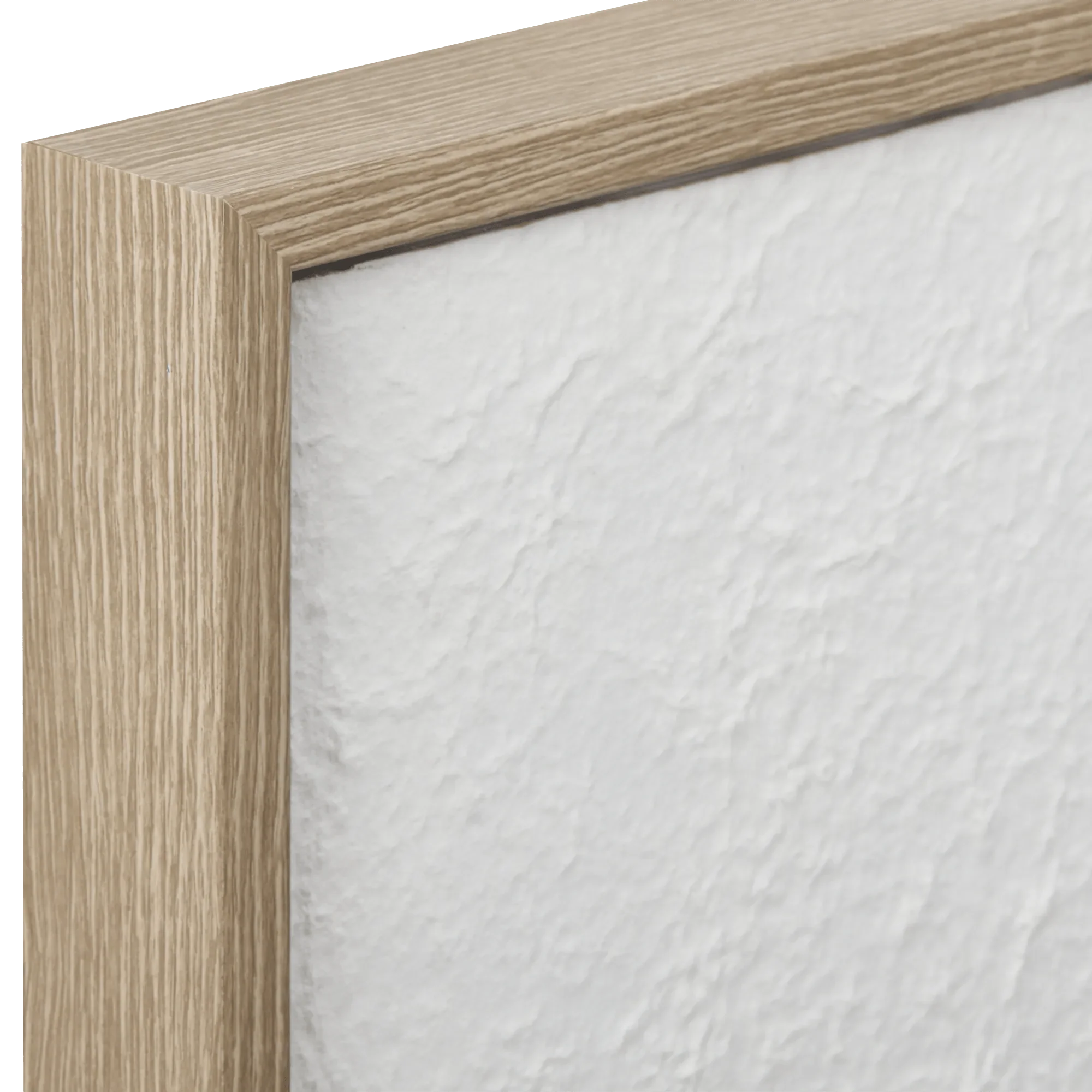 White Abstract Framed Art - Image 2
