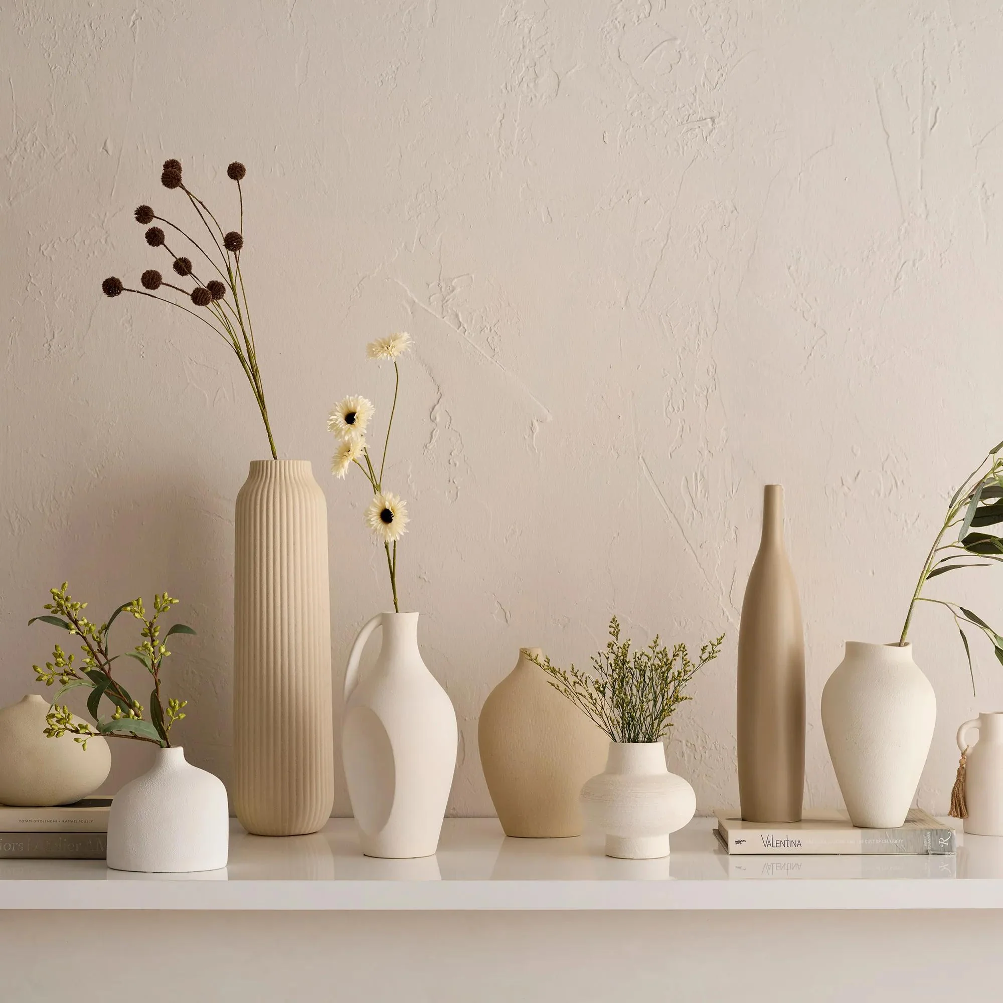Ceramic Engraved Floor Vase - Image 6