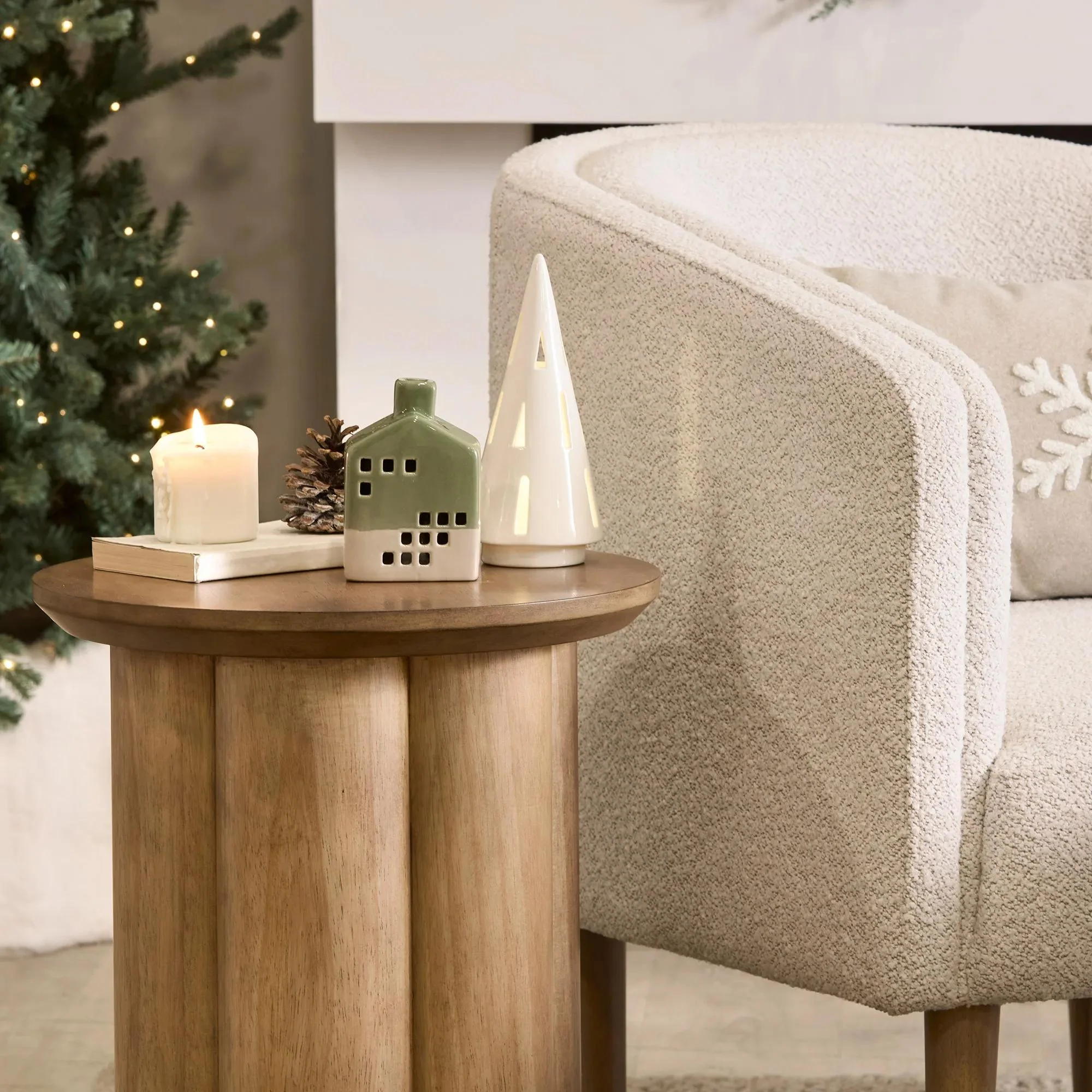 Wood Side Table - Image 5